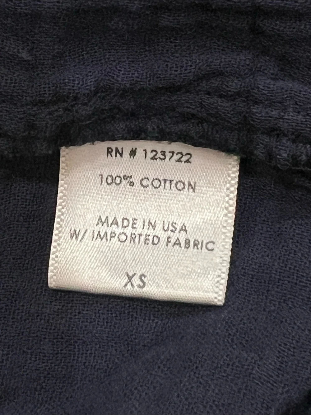 Xirena Navy Jordyn Gauzy Resortwear Beach Lightweight Tie Waist Pant Size XS - Picture 10 of 12